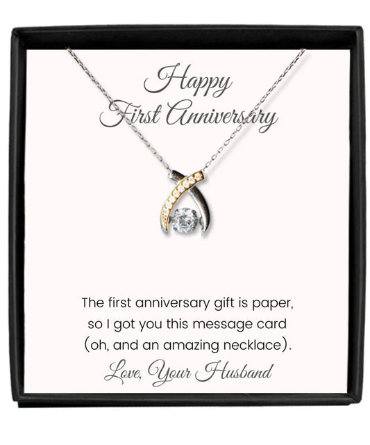 Beautiful Gift For Beautiful Occasion - Wishbone Necklace