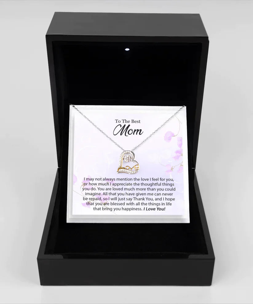Beautiful Gift For Mother - Love Heart Necklace