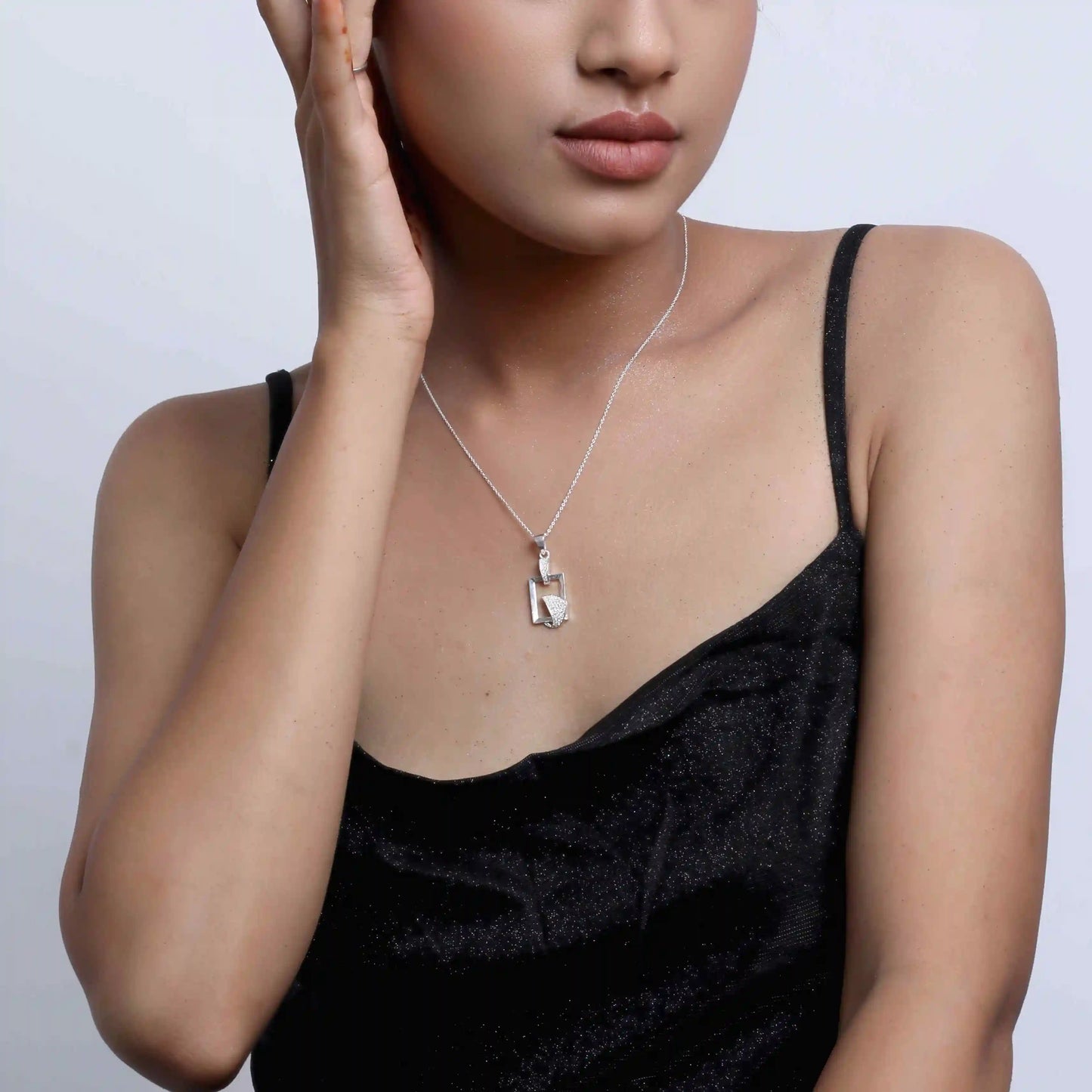 Photo Frame 925 Silver Necklace