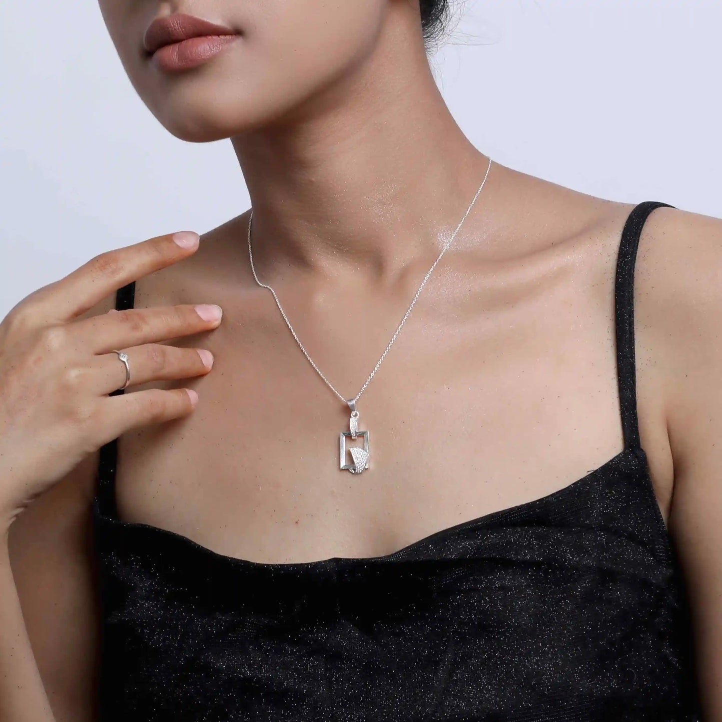 Photo Frame 925 Silver Necklace